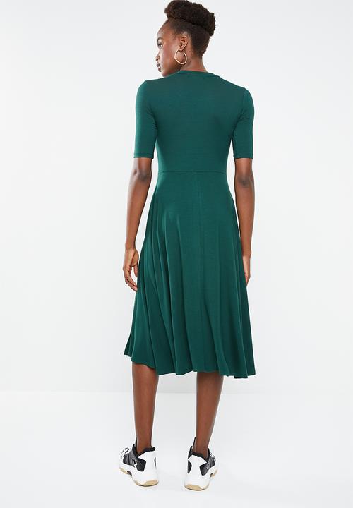 Superbalist - Knit midi dress - green