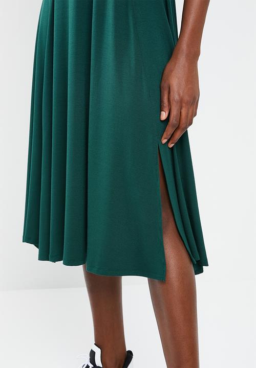 Superbalist - Knit midi dress - green
