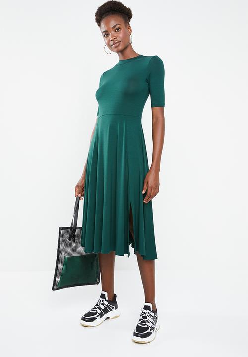 Superbalist - Knit midi dress - green