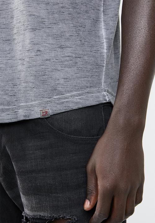 STYLE REPUBLIC - Wash tee - dark grey