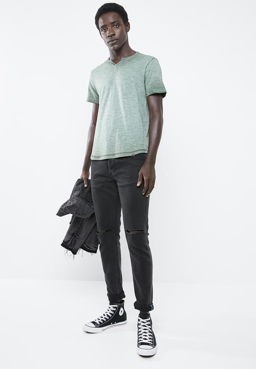 STYLE REPUBLIC - Wash tee - khaki 