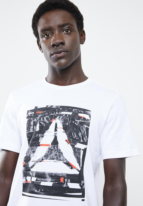 Reebok - El glitch delta tee - white