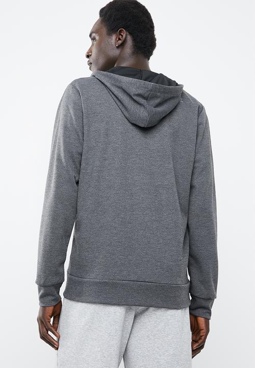Reebok - Speedwick full zip hoodie - grey