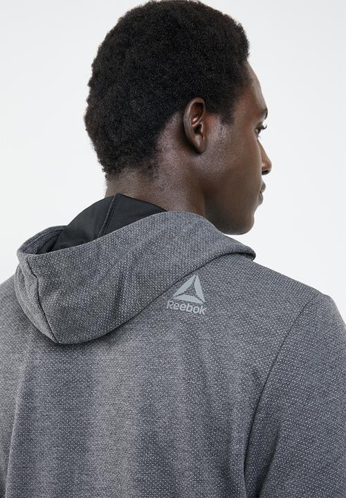 Reebok - Speedwick full zip hoodie - grey