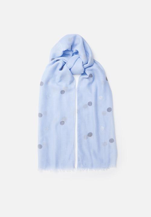 Joy Collectables - Polka dot scarf - blue