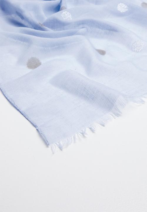 Joy Collectables - Polka dot scarf - blue