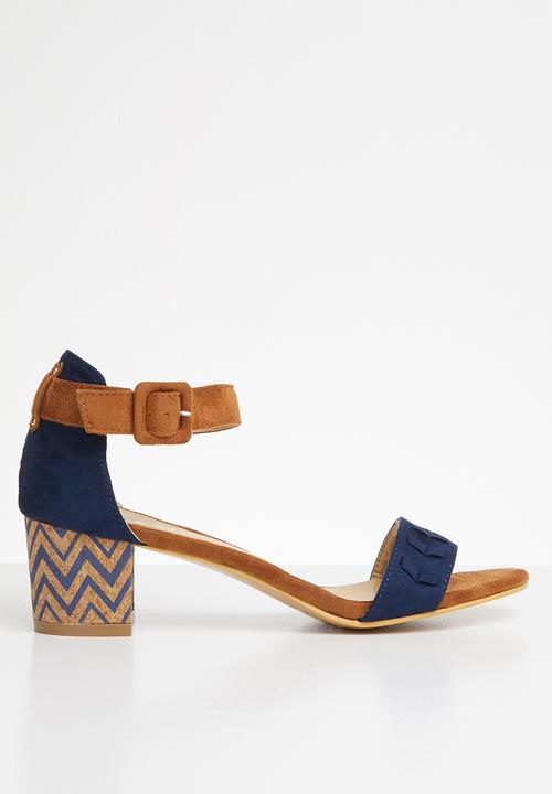 Jada - Ankle strap heels - navy