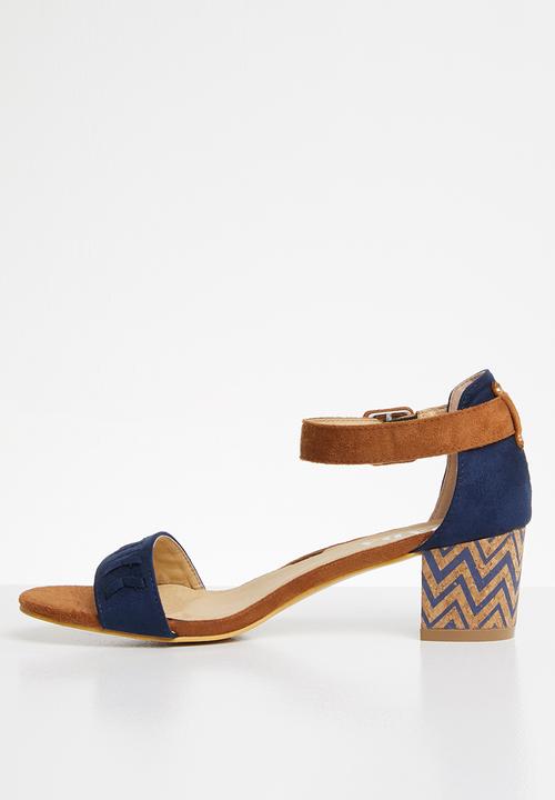 Jada - Ankle strap heels - navy