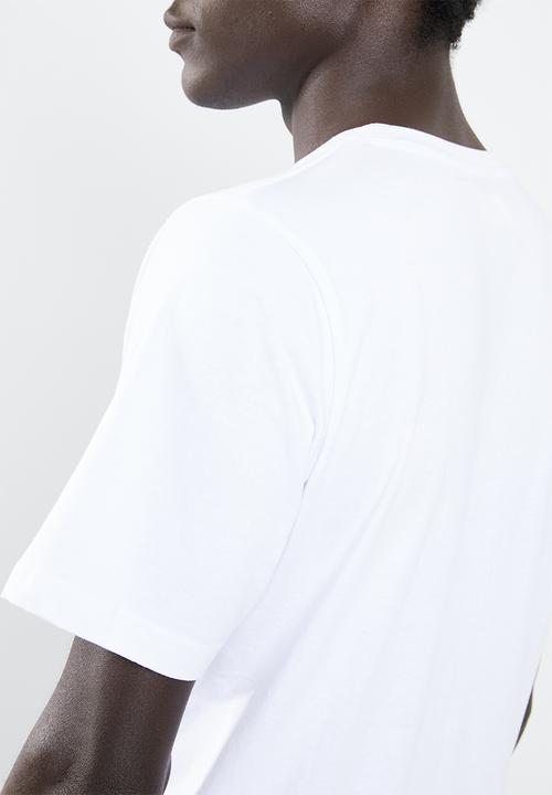KAPPA - Logo cromen T-shirt - white & blue
