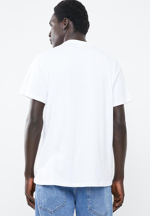 New Look - Michigan printed short sleeve tee - white