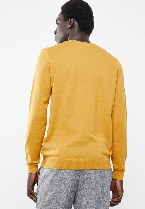 New Look - Upspec crew neck long sleeve knit - yellow