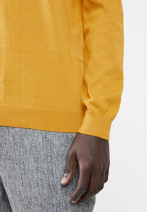 New Look - Upspec crew neck long sleeve knit - yellow