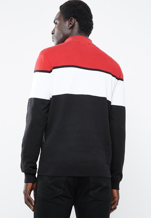 New Look - Block funnel zip through - multi