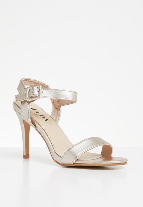 Jada - Buckle strap heel - gold