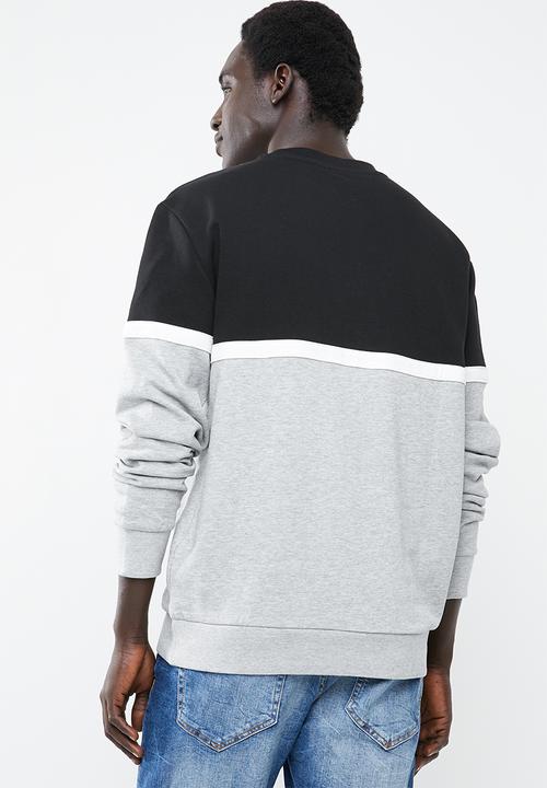 New Look - Self-block crew neck sweater - multi