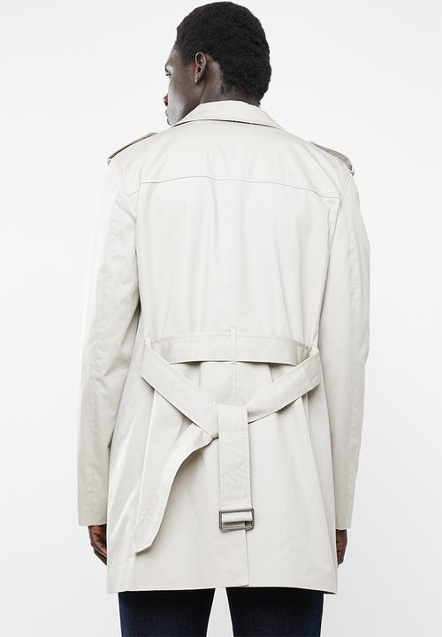 New Look - Mac coat - off white