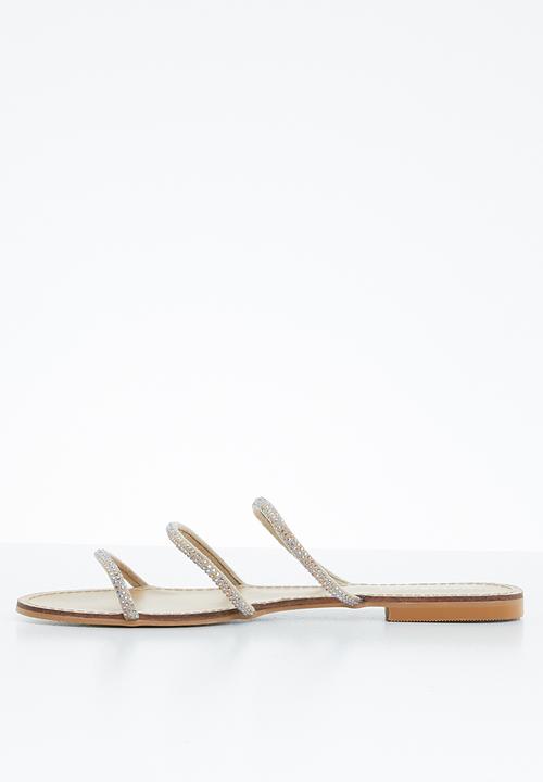 Superbalist - Dainty diamante sandal - beige