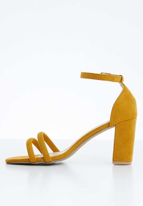 Superbalist - Ivy ankle strap heels - yellow
