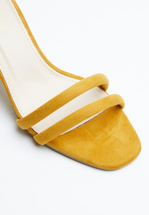 Superbalist - Ivy ankle strap heels - yellow