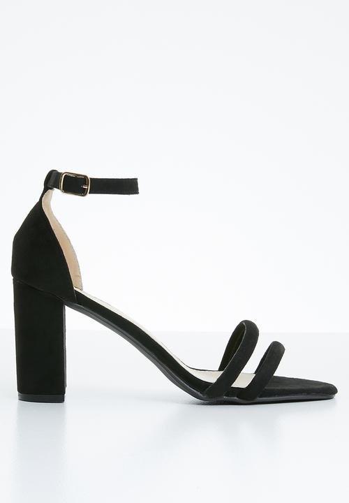 Superbalist - Ivy ankle strap heel - black