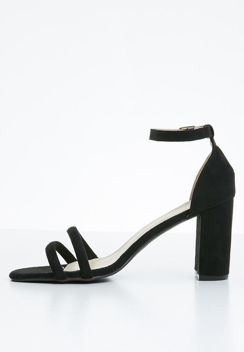 Superbalist - Ivy ankle strap heel - black