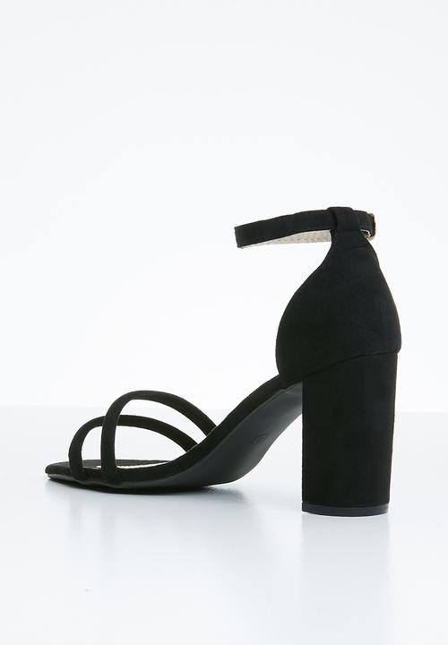 Superbalist - Ivy ankle strap heel - black