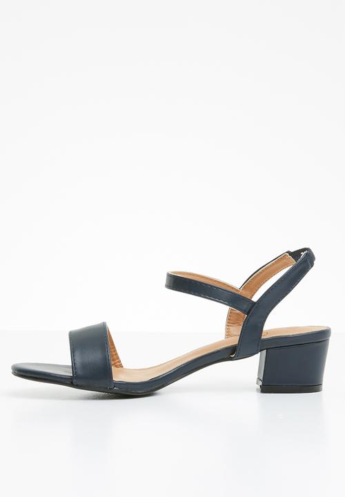 STYLE REPUBLIC - Strappy sandal heels - navy