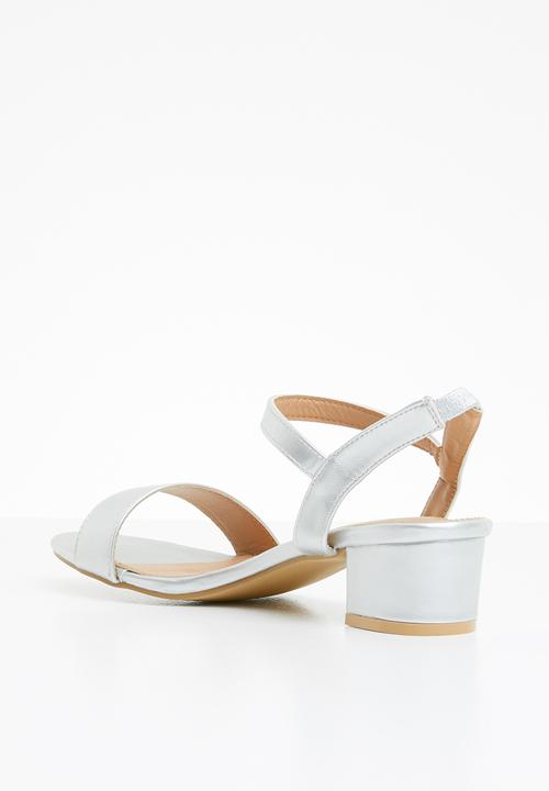 STYLE REPUBLIC - Strappy sandal heels - silver