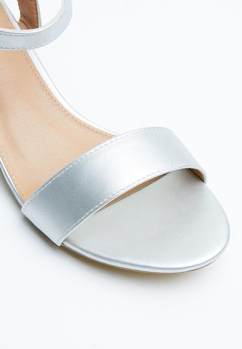 STYLE REPUBLIC - Strappy sandal heels - silver