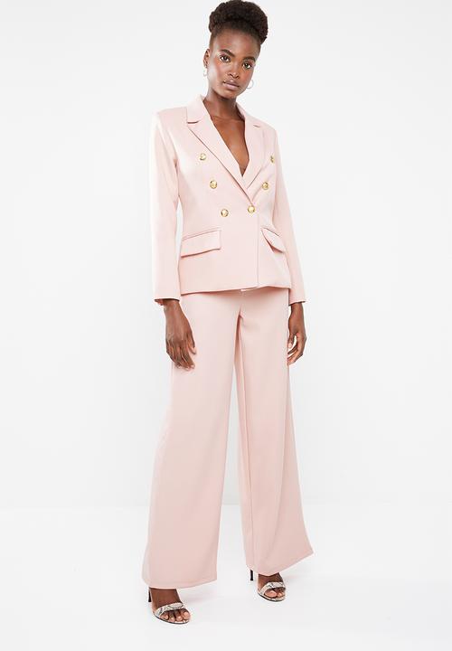 Missguided - Core military blazer - pink