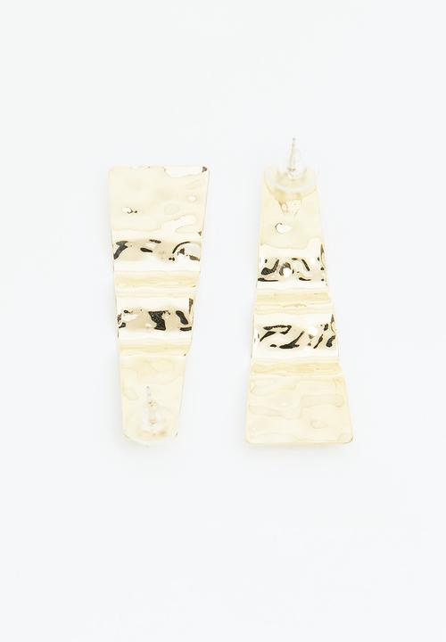 Superbalist - Sophia pressed metal earrings - gold