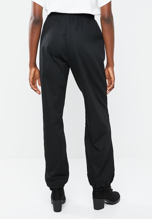 Missguided - 80s twirl trackpants - black