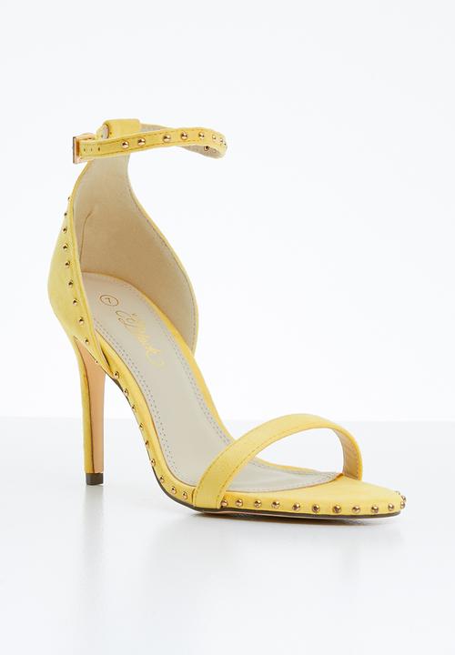Miss Black - Tess heel - yellow