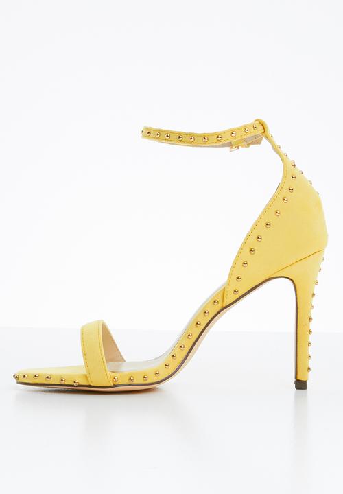 Miss Black - Tess heel - yellow