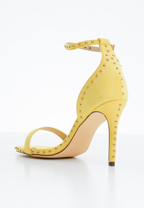 Miss Black - Tess heel - yellow