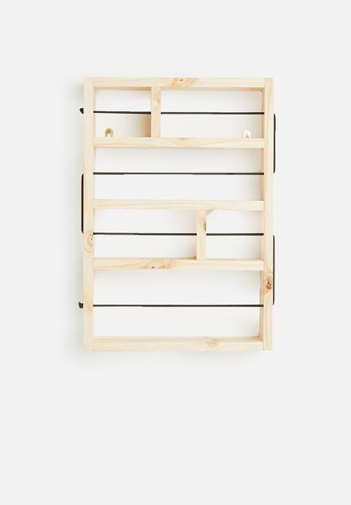Sixth Floor - Wooden wall mounted shelf - natural