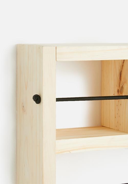Sixth Floor - Wooden wall mounted shelf - natural