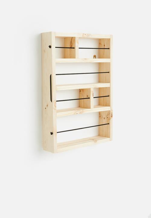 Sixth Floor - Wooden wall mounted shelf - natural