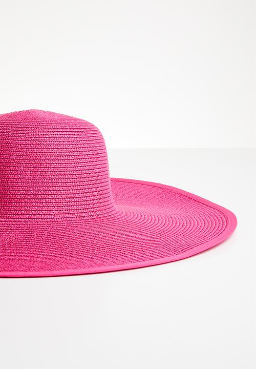 Joy Collectables - Weaved sombero hat - pink