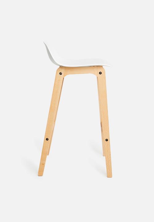 Sixth Floor - Jenson kitchen stool - white