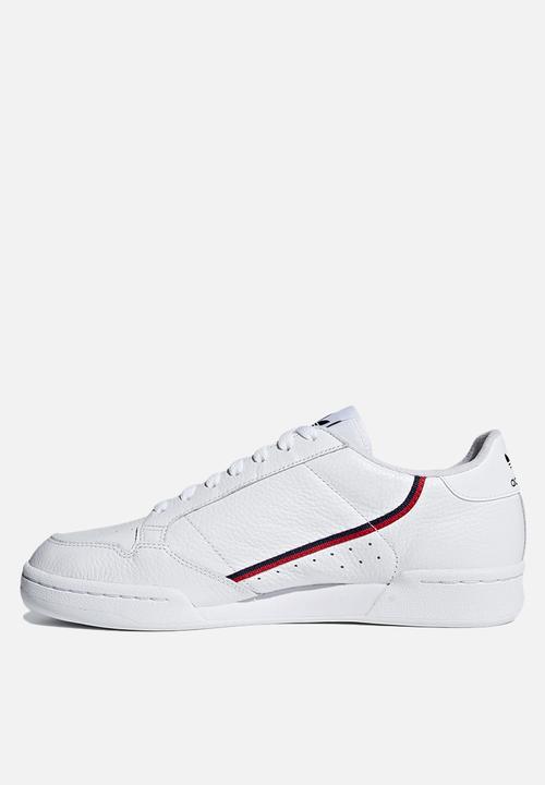 adidas Originals - Continental 80 - white/scarlet/collegiate navy