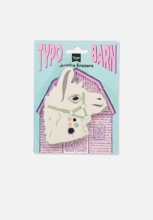 Typo - Jumbo eraser - llama head