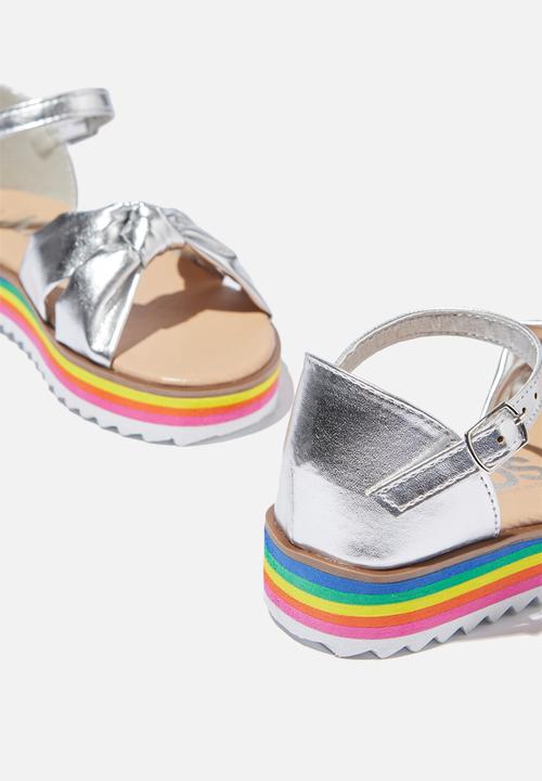 Cotton On - Molly platform sandal - rainbow