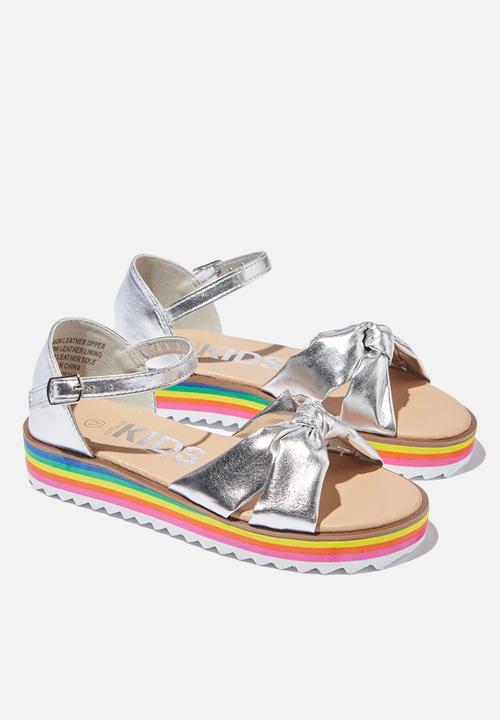 Cotton On - Molly platform sandal - rainbow