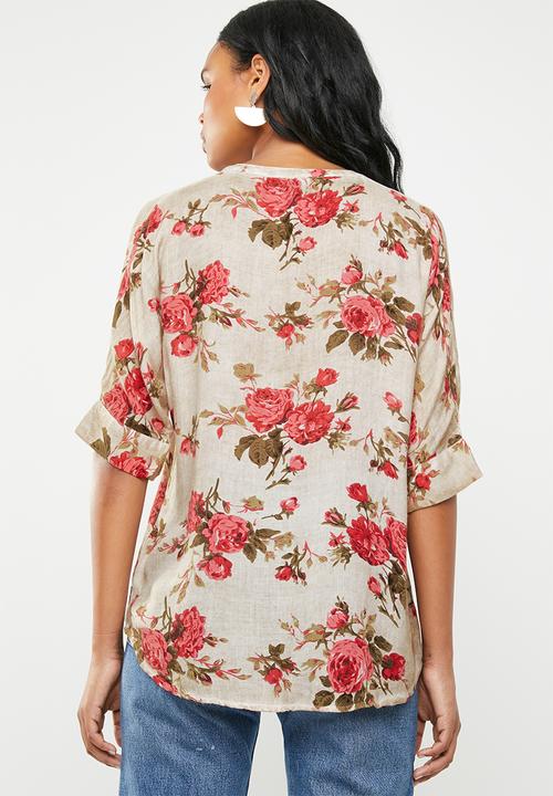 G Couture - Flower printed blouse - multi