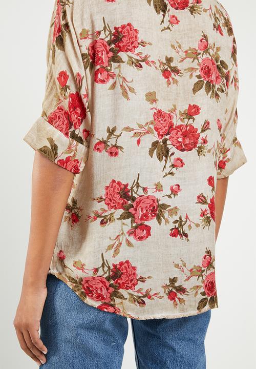 G Couture - Flower printed blouse - multi