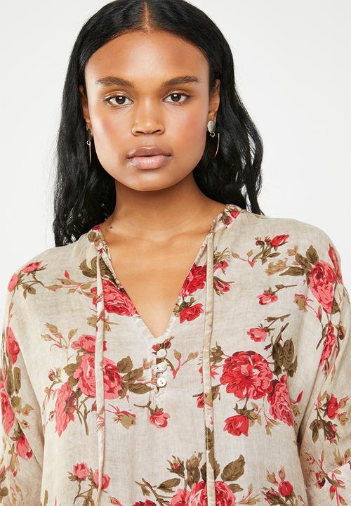 G Couture - Flower printed blouse - multi