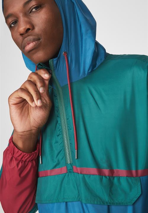 Cotton On - Drop shoulder pull over - blue & green