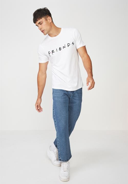 Cotton On - Friends logo tbar collaboration tee - white