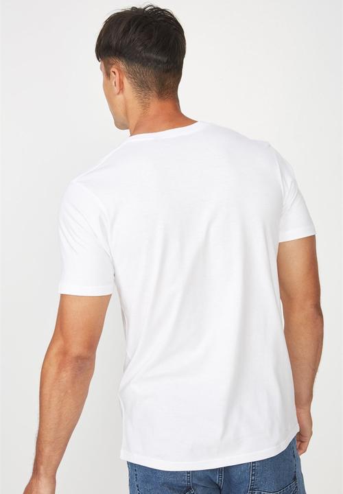 Cotton On - Friends logo tbar collaboration tee - white